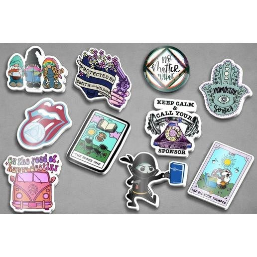 Recovery Cards and Stickers