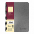 Cambridge Notebook, 6.5" x 8.25", Flexible Cover, Wire bound, 80 Sheets