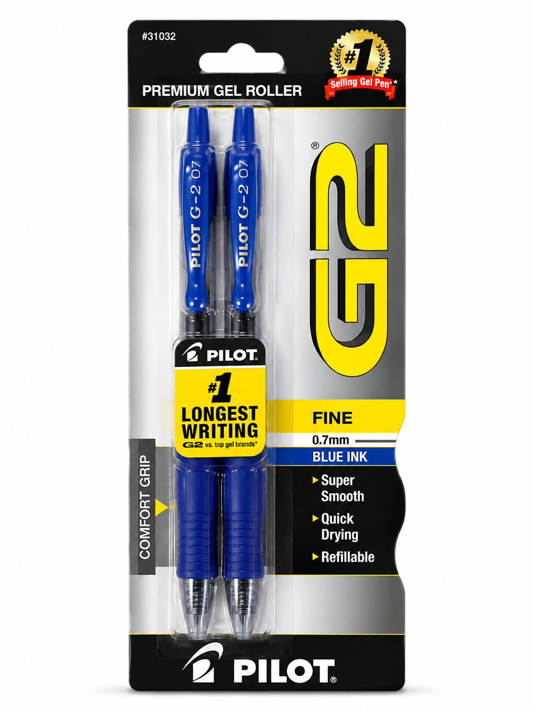 Pilot g2 0.7mm Gel Roller Pen (Blue Ink)