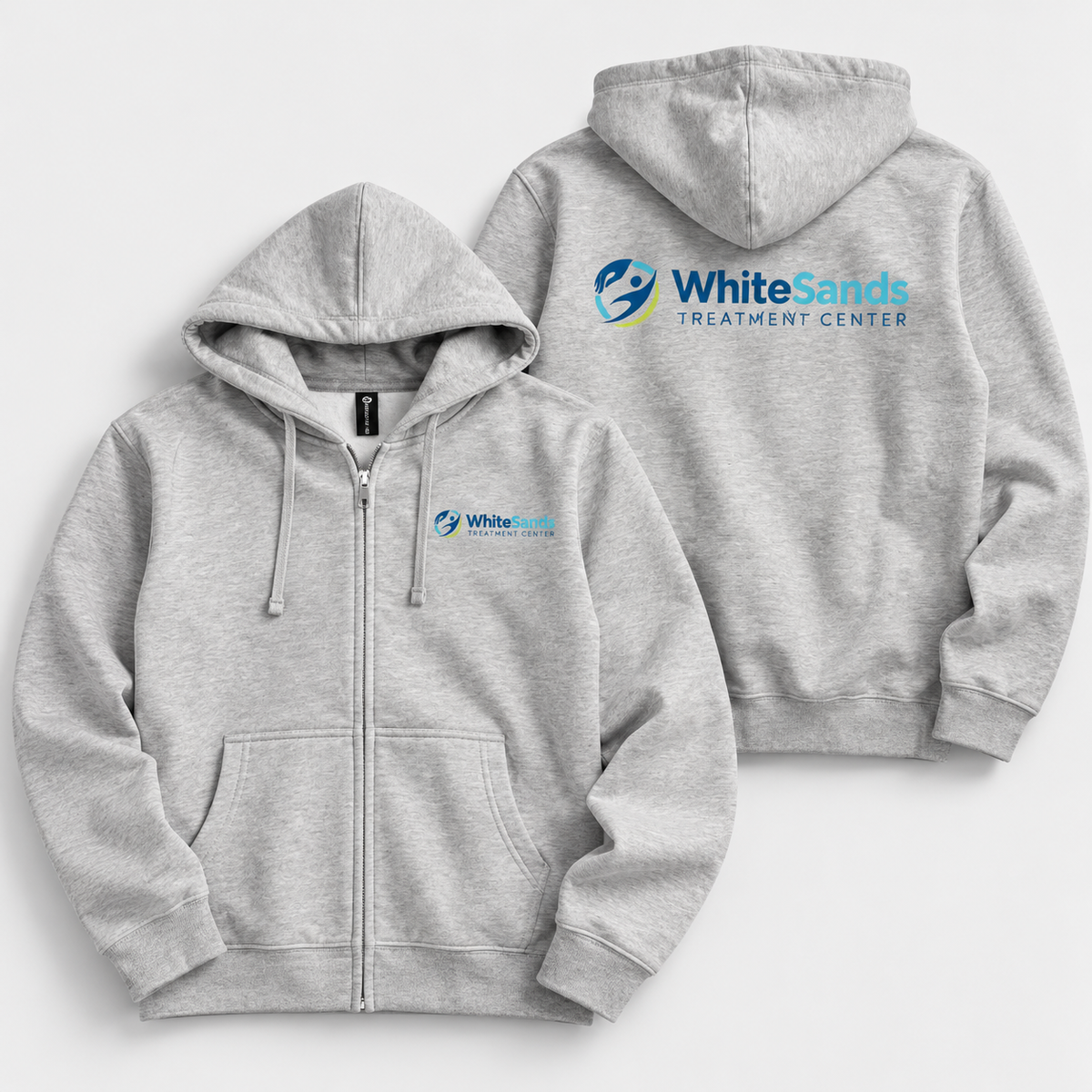 White Sands Zip-up Hoodie (Heather Gray)