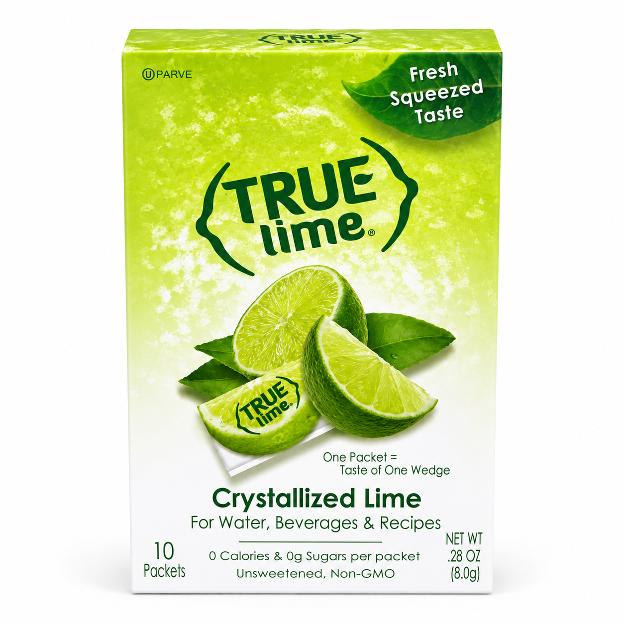 Lime Water Flavoring Packet Zero Sugar - 10 ct